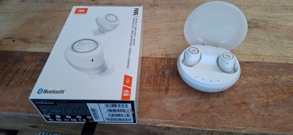 JBL Free Draadloze Bluetooth Oordopjes met Oplaadcase, Ophalen of Verzenden, Gebruikt, Overige merken, Draadloos