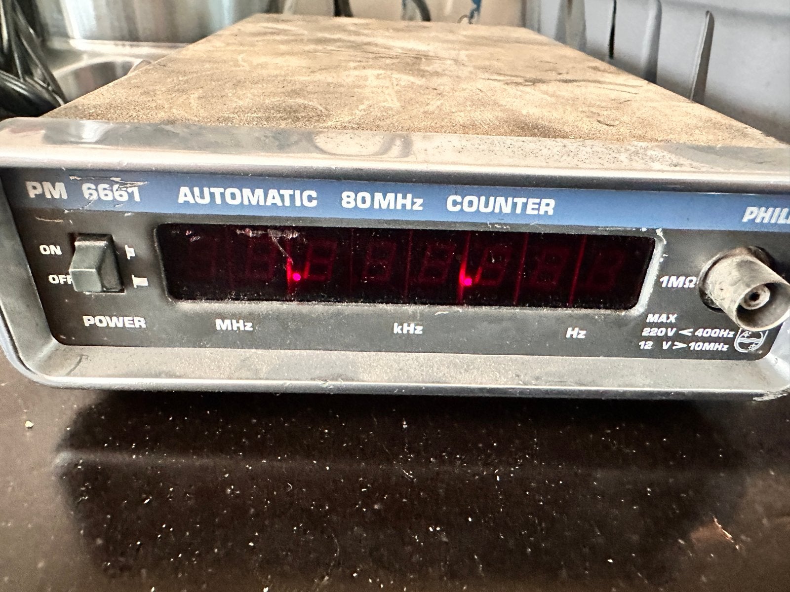 Philips PM6661/00 Automatic 80MHz Frequentieteller, Ophalen of Verzenden, Gebruikt