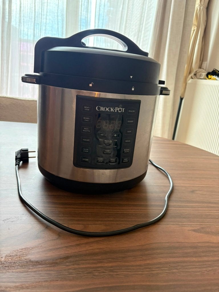 Crock-Pot Express 12-in-1 multicooker 5,6 liter, Ophalen of Verzenden, Timer, Gebruikt