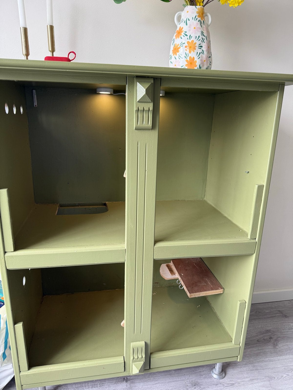 Cavia hok/flat, Ophalen