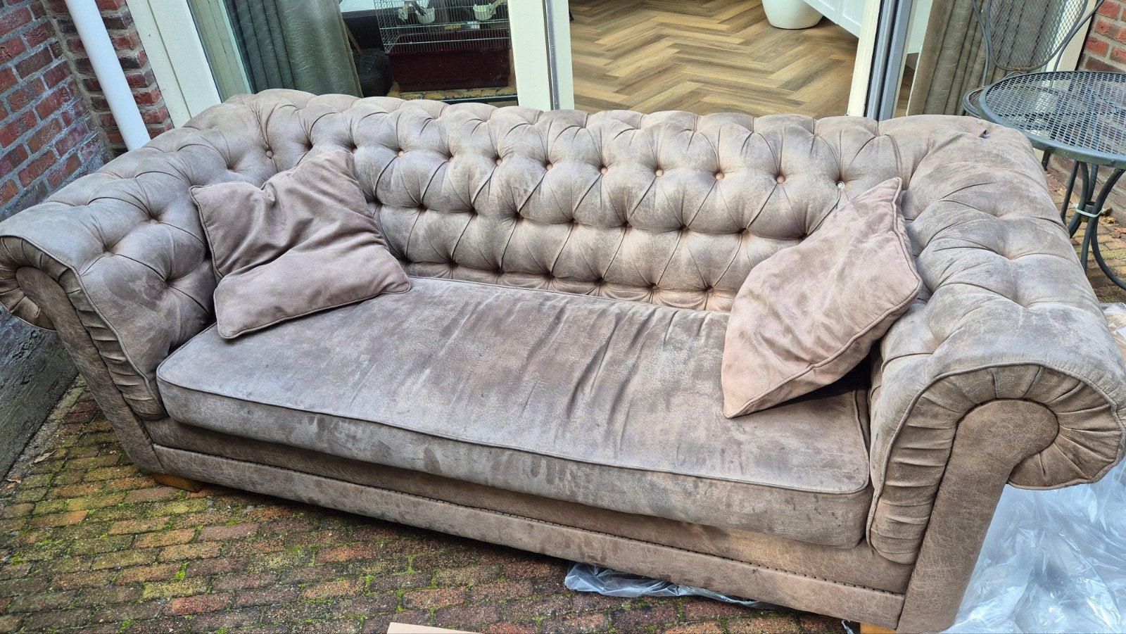 Gratis Riviera Maison bank, Ophalen, Gebruikt, Klassiek, Driepersoons