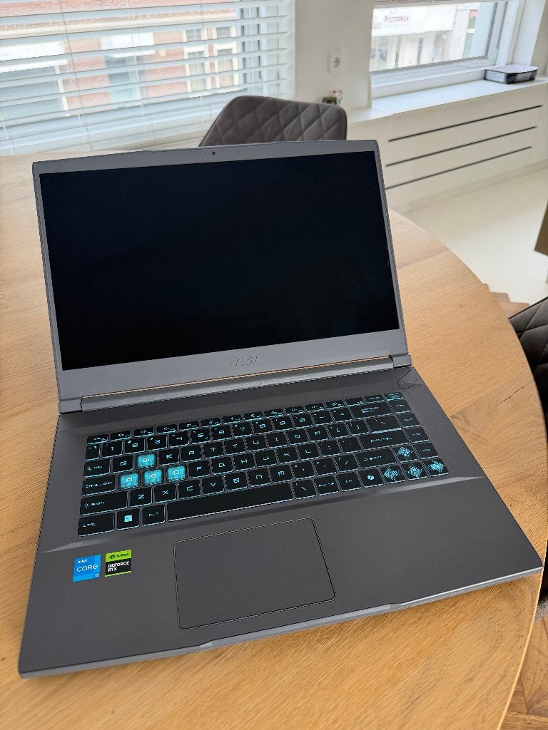 MSI Thin 15 B12-UC Gaming Laptop - Zo goed als nieuw, Ophalen, 15 inch, Nieuw, Intel Core i5/i7 (12e generatie)