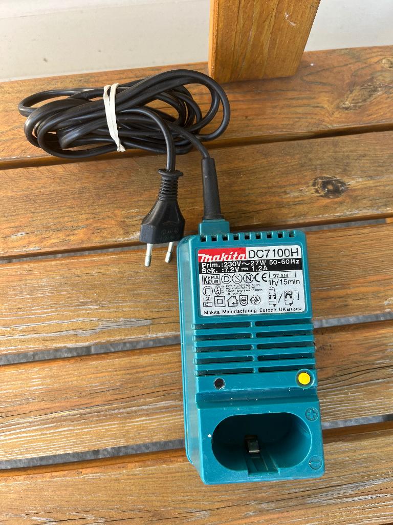 Originele Makita DC7100H accu oplader 7,2 volt acculader, Doe-het-zelf en Verbouw, Gereedschap | Machine-onderdelen en Toebehoren