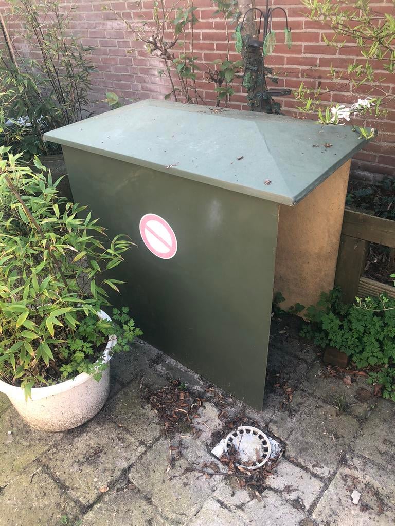 Polyester kast, Tuin en Terras, Ophalen of Verzenden, Gebruikt