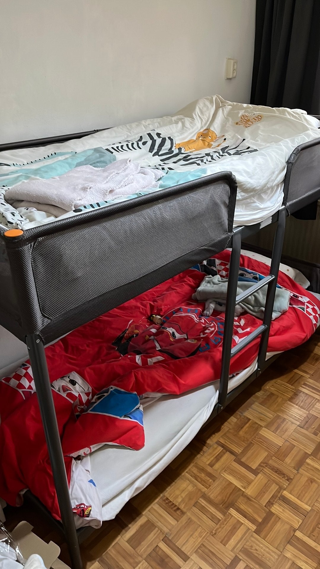 Stapelbed ikea tuffing, Huis en Inrichting, Slaapkamer | Stapelbedden en Hoogslapers, Ophalen, 90 cm, 160 tot 180 cm, Tweepersoons