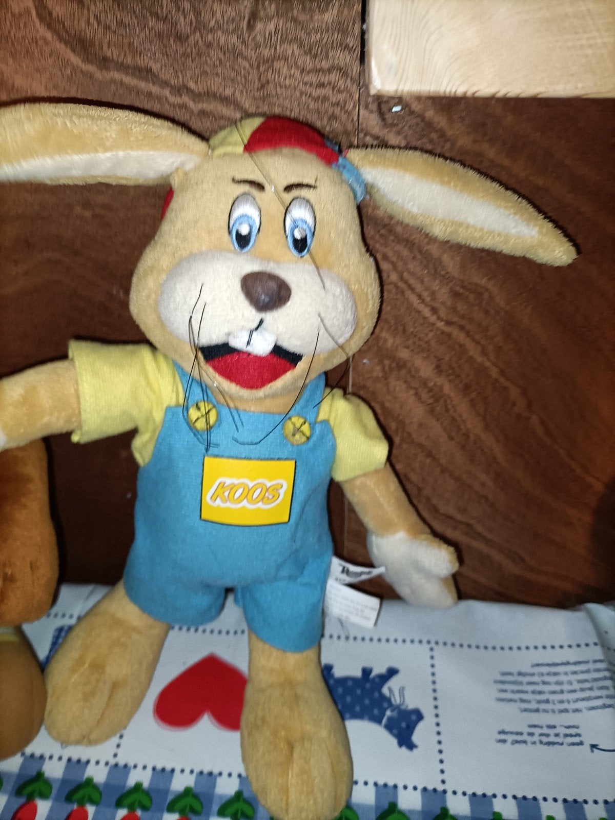 Koos Konijn en Bollo de Beer knuffel Landal en Roompot, Ophalen of Verzenden, Zo goed als nieuw, Konijn