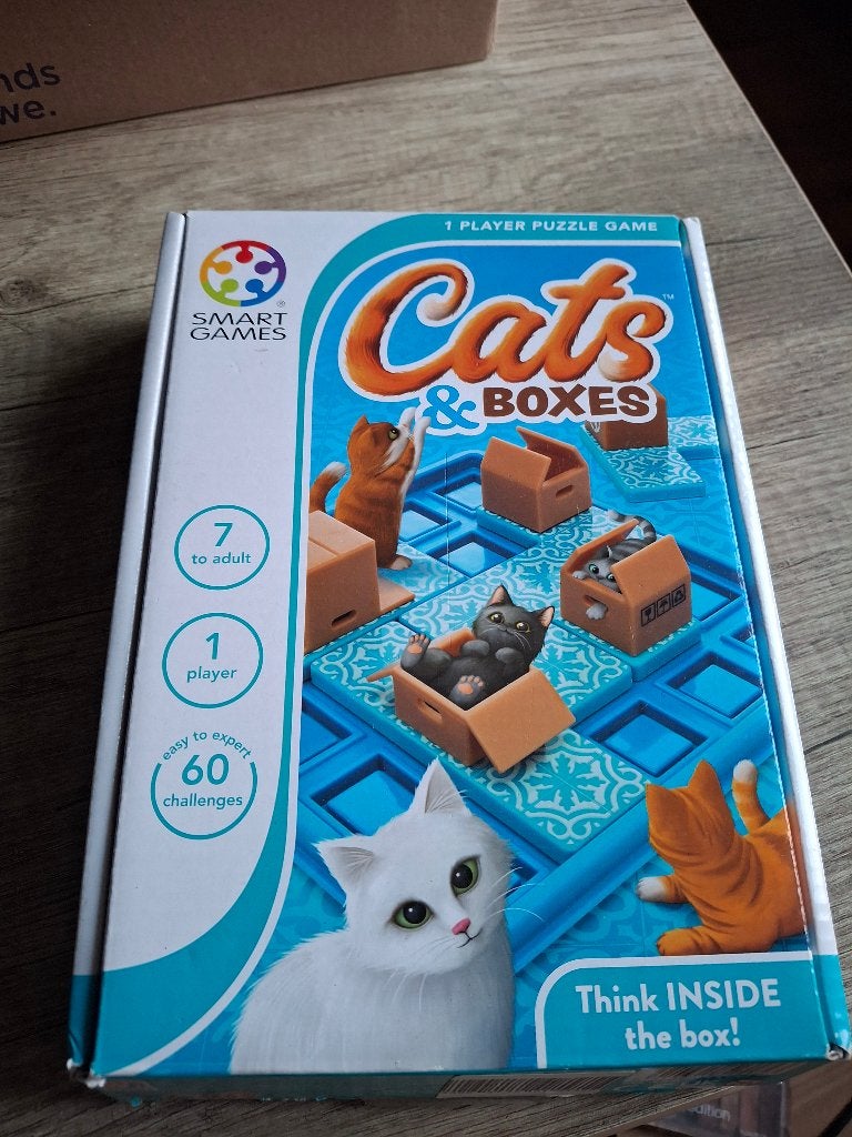 Cats & Boxes smart game, Een of twee spelers, Ophalen of Verzenden, Gebruikt, SmartGames