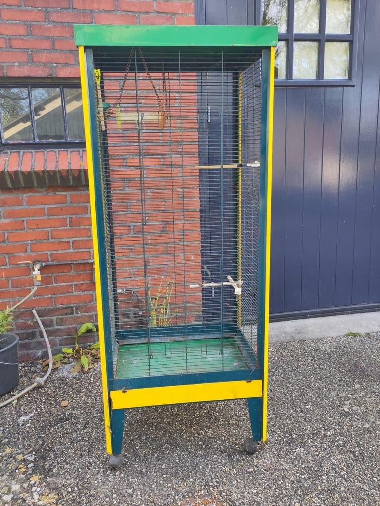 Papagaaienkooi opknapper metaal, Dieren en Toebehoren, Ophalen, Gebruikt, Vogelkooi