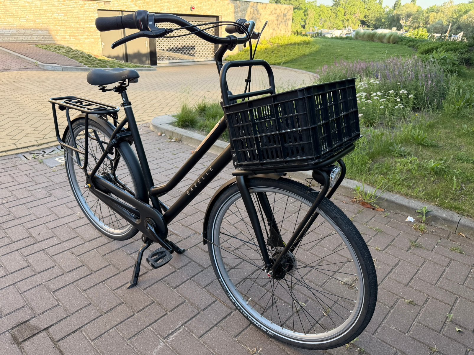 Gazelle Heavy Duty, ZGAN, 7 versnellingen, frame 59, zwart, Fietsen en Brommers, Fietsen | Dames | Omafietsen, 56 cm of meer, Ophalen
