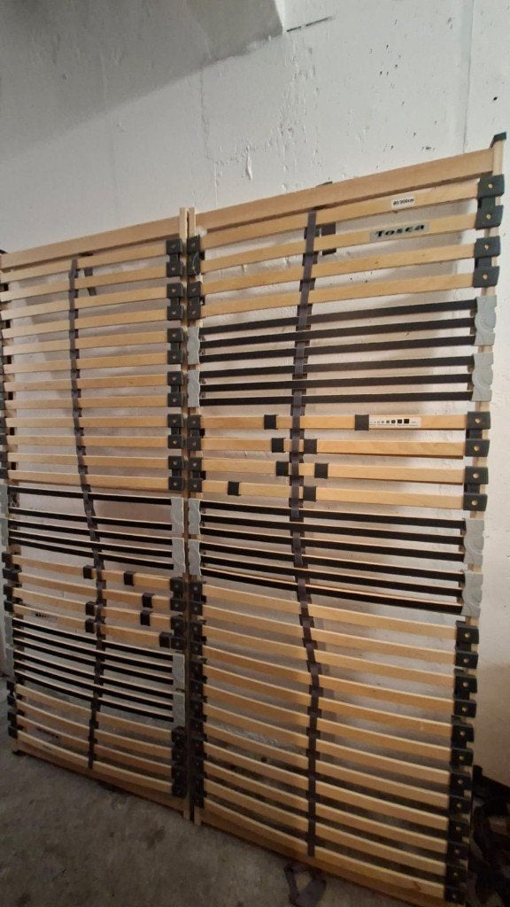 Lattenbodem 80x200 verstelbaar (Tosca - Leenbakker), Huis en Inrichting, Ophalen, Gebruikt, Tweepersoons, 80 cm