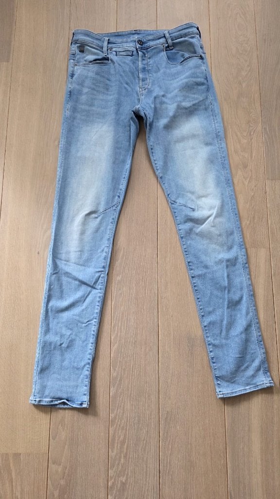 G-Star RAW D-STAQ 5-PKT Slim W34 L38, Ophalen of Verzenden, Zo goed als nieuw, Blauw, W33 - W34 (confectie 48/50)