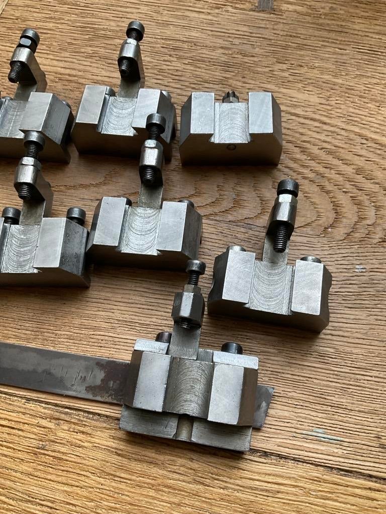 Emco Unimat Snelwissel Schuitjes - Set van 7, Doe-het-zelf en Verbouw, Draaibanken, Ophalen, Gebruikt, Onderdeel