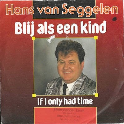 HANS van SEGGELEN  1989  SUPER PIRAAT !! S2277, Gebruikt, 7 inch, Single, Ophalen of Verzenden