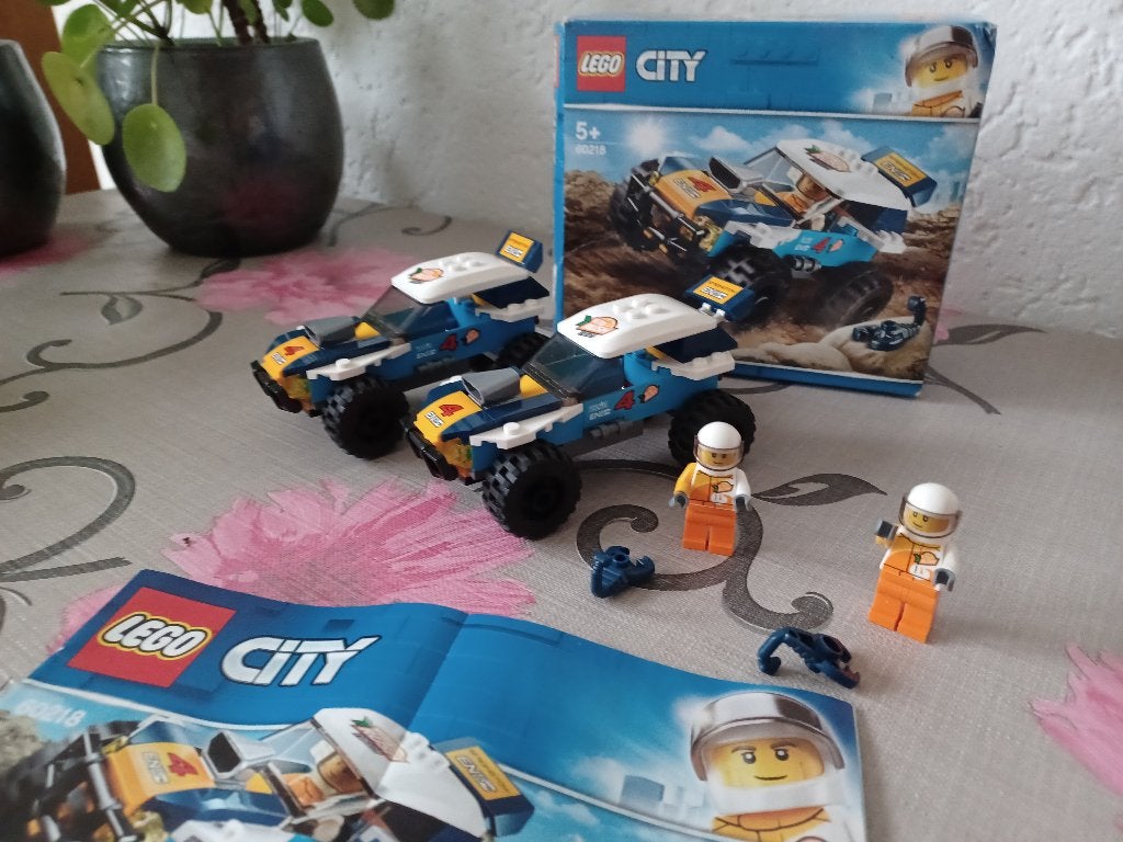 Lego City 60218 Woestijn rallywagen!, City, Lego, Ophalen of Verzenden, Zo goed als nieuw