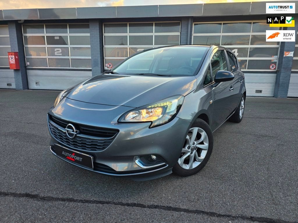 Opel Corsa 1.0 Turbo Full option|Dealer onderhouden|Garantie, Voorwielaandrijving, Stof, Gebruikt, Met garantie (alle)