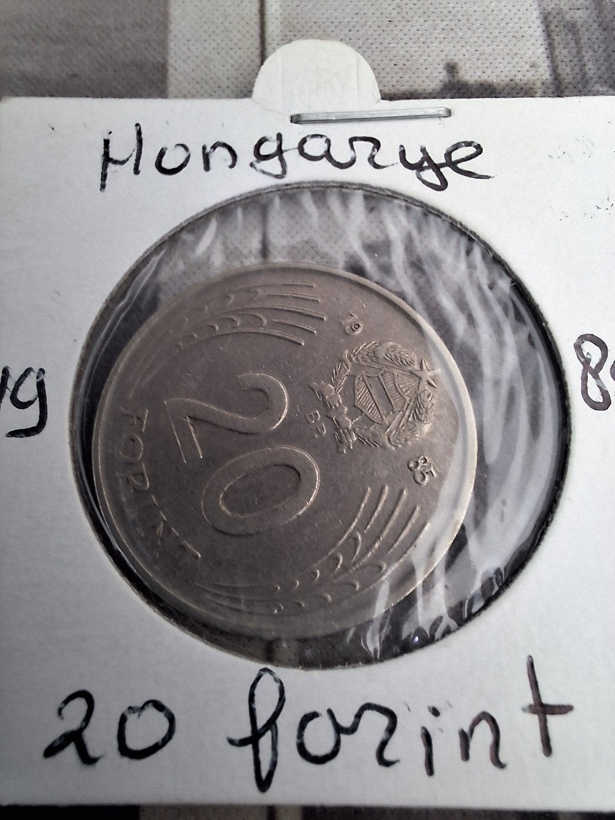 Hongarije 20 forint speciaal. 1985., Ophalen of Verzenden, Losse munt