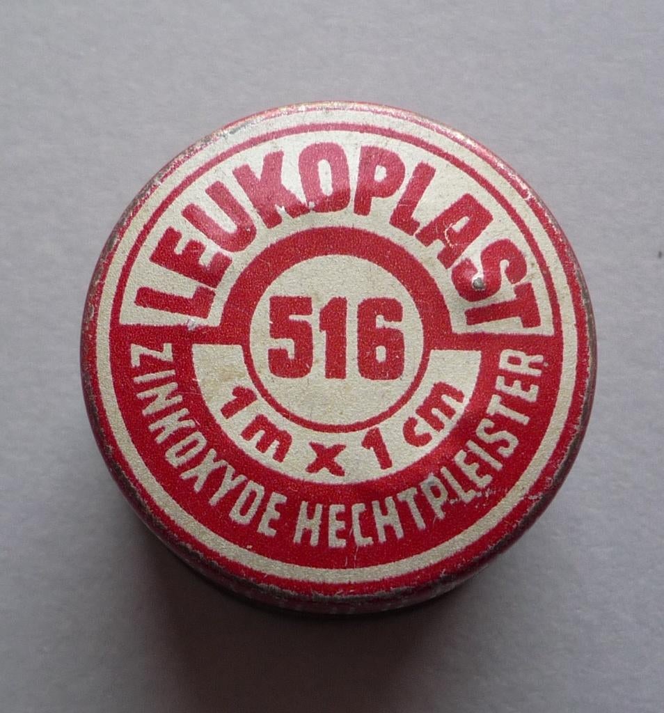 blikje 516 Leukoplast Beiersdorfs N.V. Amsterdam, Verzenden, Gebruikt, Overige