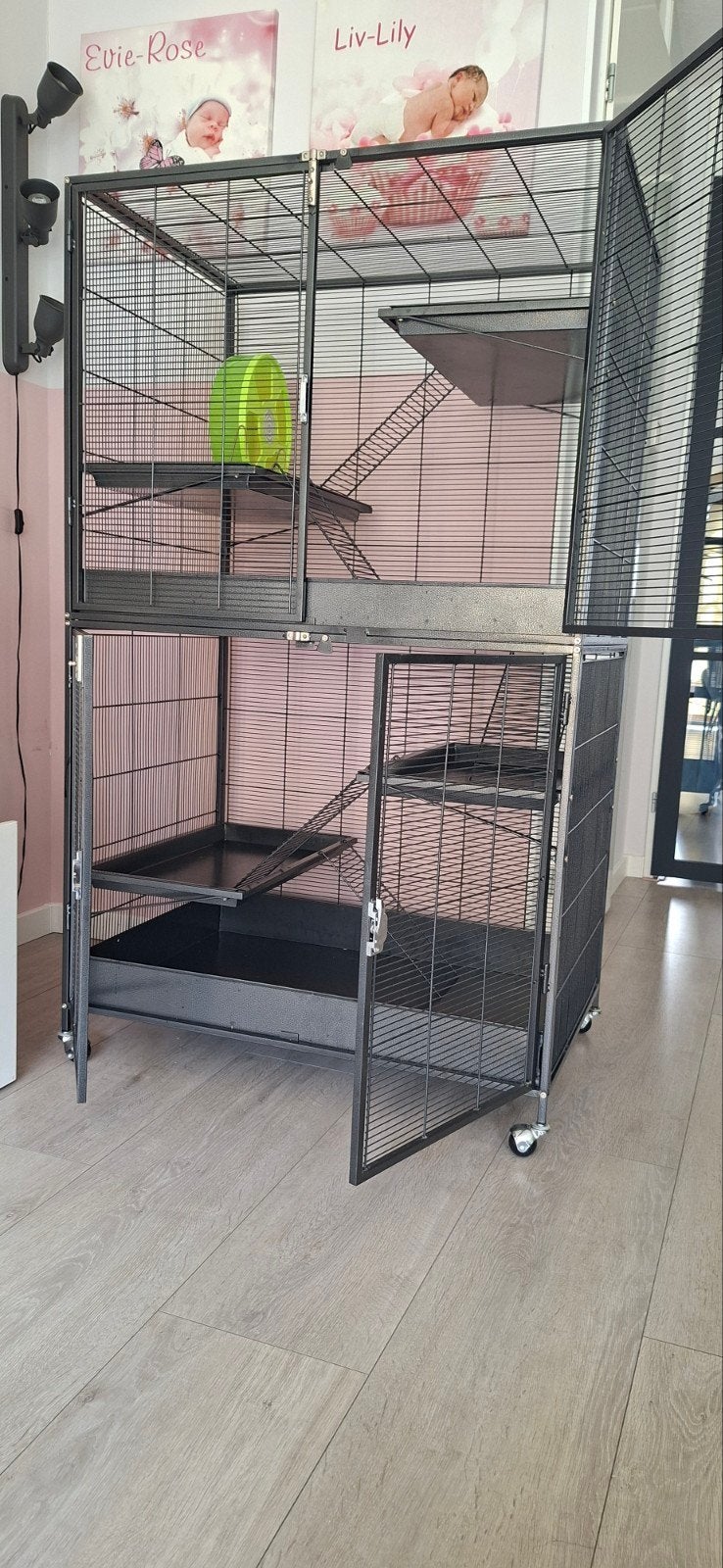 Keddoc rattenkooi 93,5x63x159,5 cm, Ophalen, Kooi, Zo goed als nieuw, 90 cm of meer