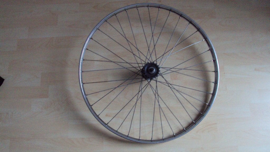 fietswiel, Ophalen, Gebruikt, Toerfiets, Staal