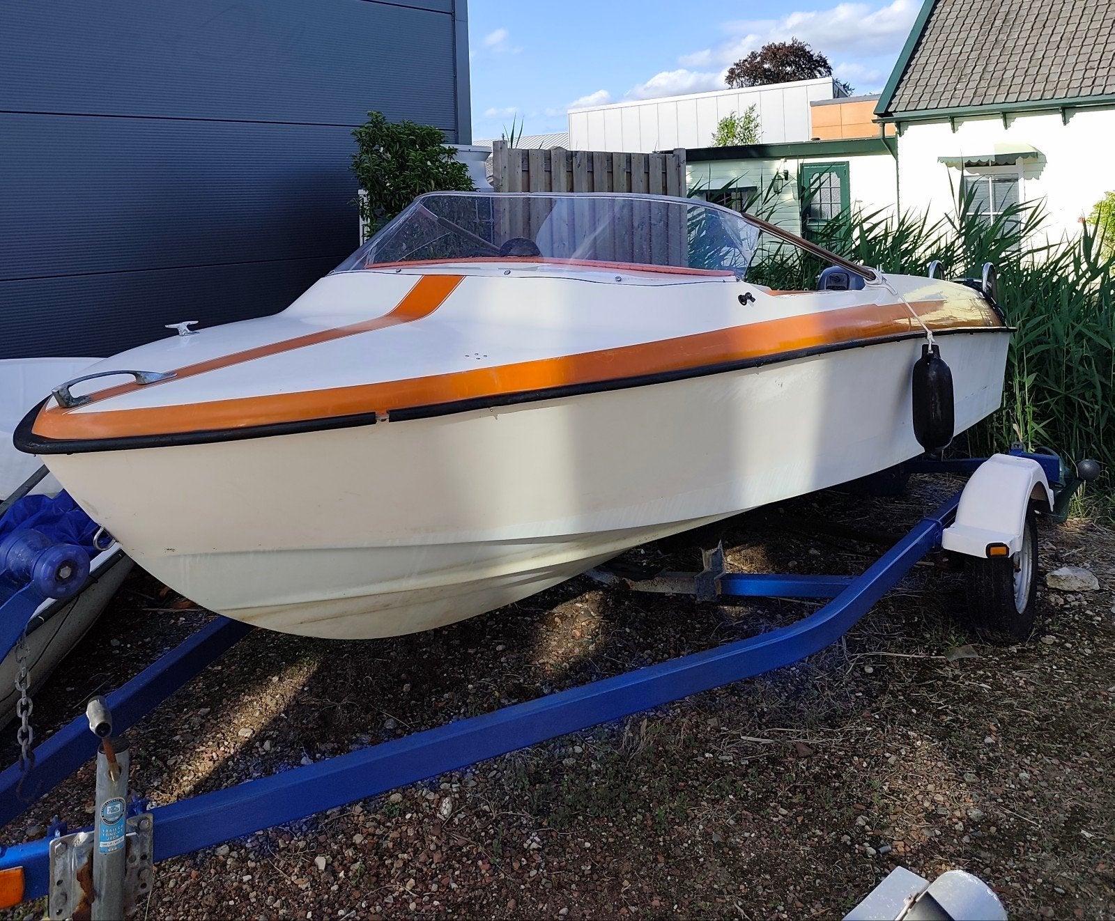 Vaarklare Speedboot/Toerboot  (4.60m) + Yamaha 9.9 PK +, Watersport en Boten, Ophalen of Verzenden, Gebruikt, Buitenboordmotor