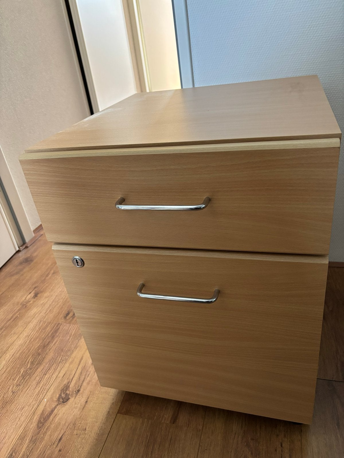 Ladenblok Beuken - Compact en Functioneel, Ophalen, Minder dan 50 cm, 1 of 2 laden, Zo goed als nieuw