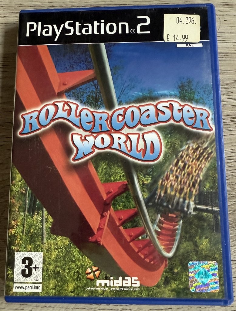 RollerCoaster World – PlayStation 2 (PS2), Gebruikt, Overige genres, 1 speler, Eén computer