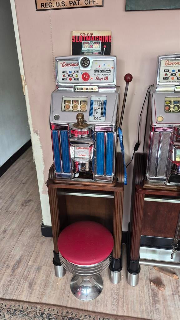 Vintage Jennings Governor Slotmachine - Werkend, Ophalen of Verzenden
