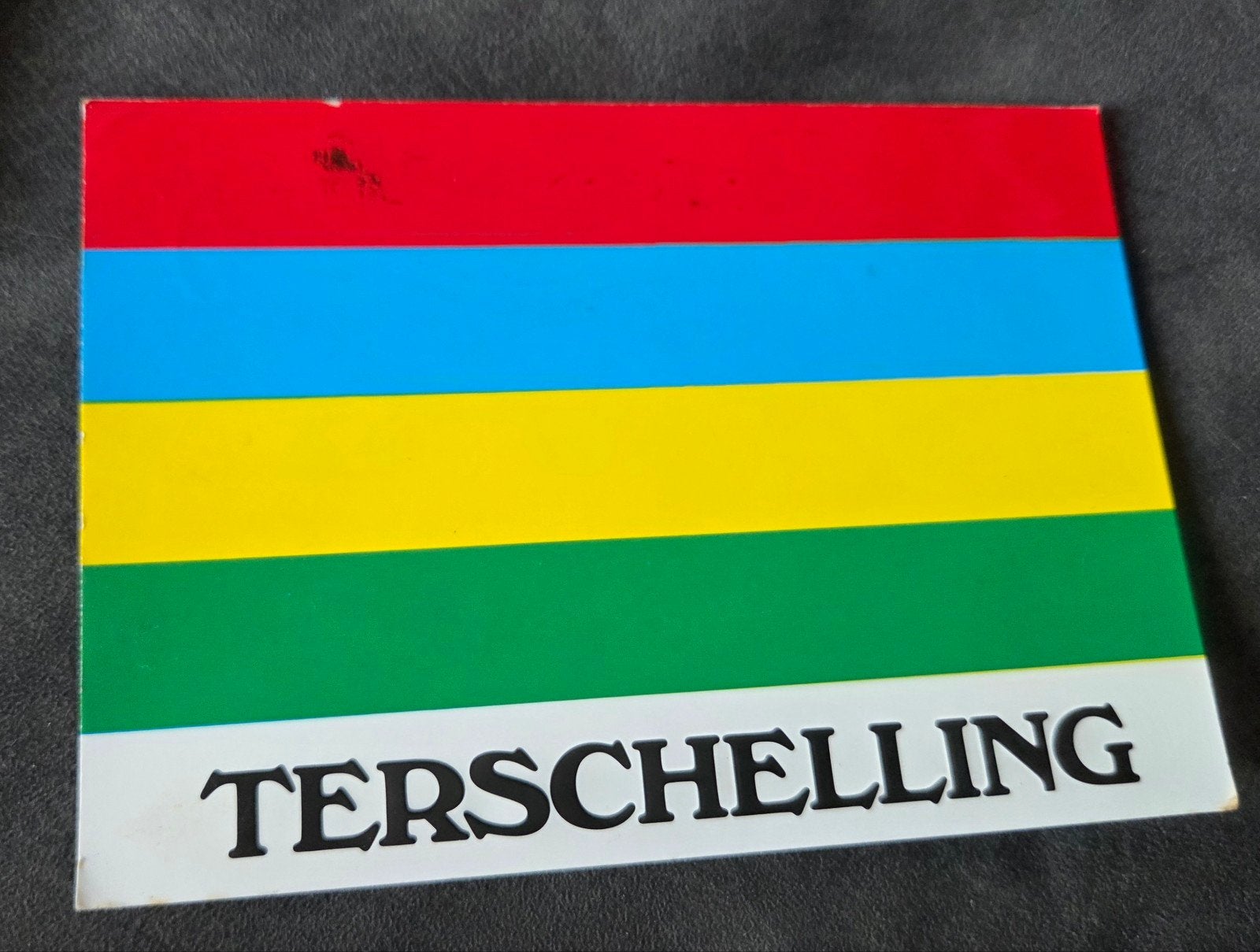 Terschelling - Vlag van Terschelling, Verzenden, 1980 tot heden, Gelopen, Waddeneilanden