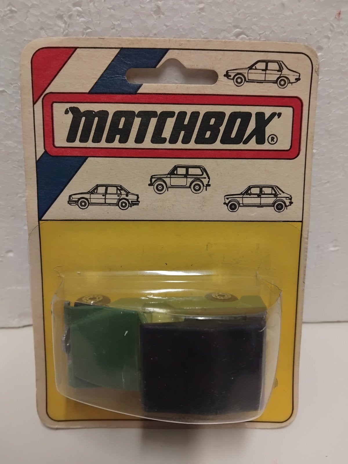 Hungaria Matchbox Jeep CJ-6 green black roof 3INCH, Ophalen of Verzenden, Zo goed als nieuw, Auto