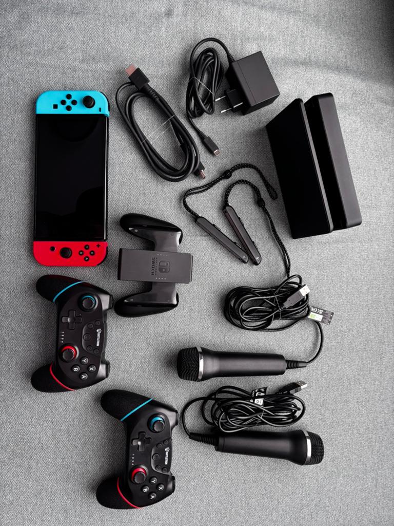 OLED Nintendo Switch, Spelcomputers en Games, Spelcomputers | Nintendo Switch, Zo goed als nieuw, Switch OLED, Met 1 controller