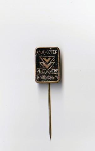 volmetaal speld Rouf Kitten Vliet Verf Gorinchem, Ophalen of Verzenden, Gebruikt, Overige onderwerpen, Speldje of Pin