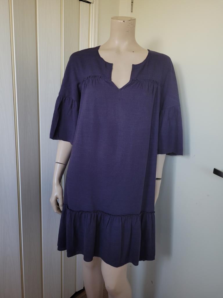 Comptoir des Cottoniers jurk zomer maat 38 oversized, Maat 38/40 (M), Blauw, Ophalen of Verzenden, Zo goed als nieuw