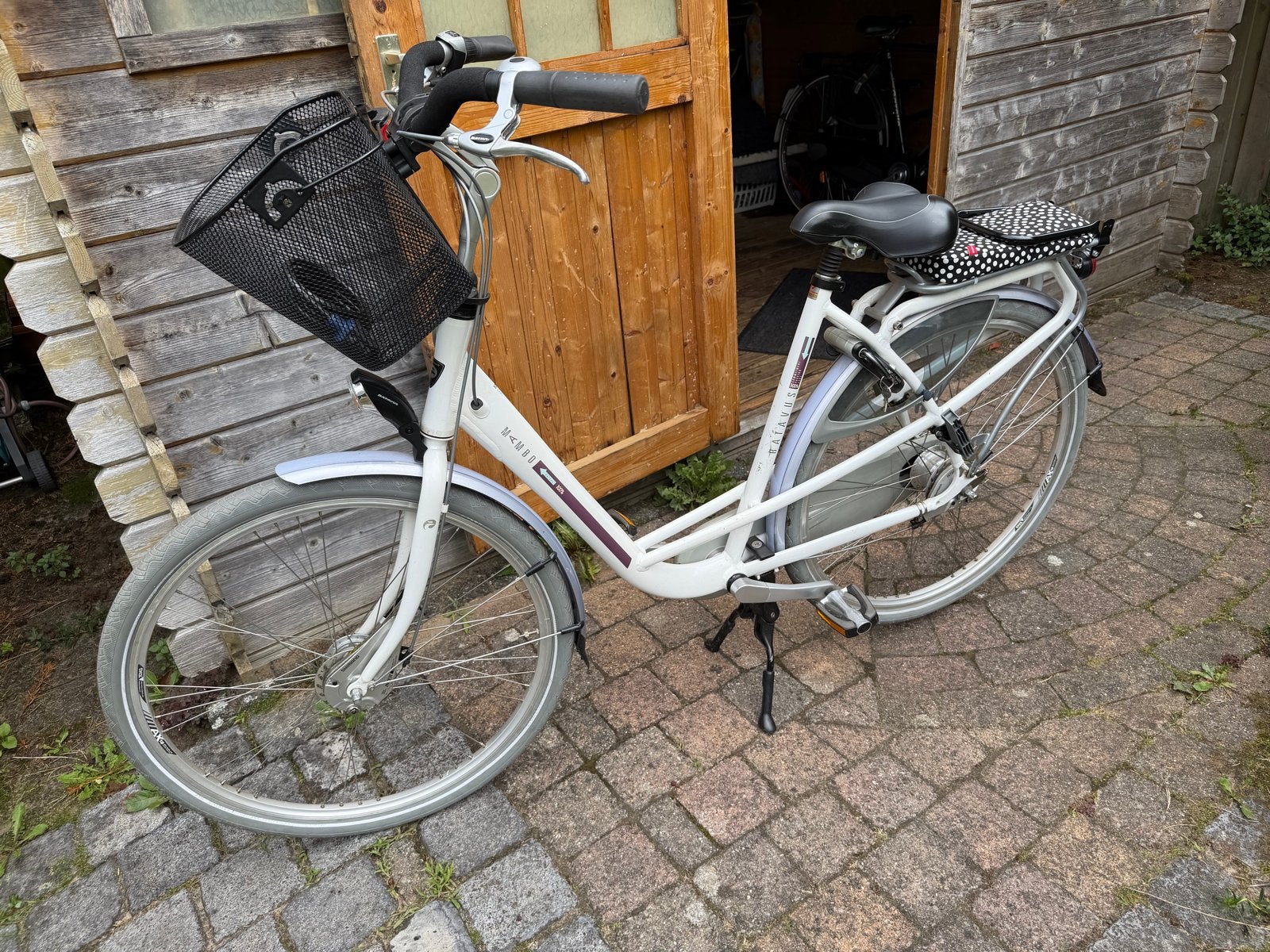 Batavus Mambo mamafiets met mand en zitje, Ophalen, Velgrem, Batavus, 53 tot 56 cm