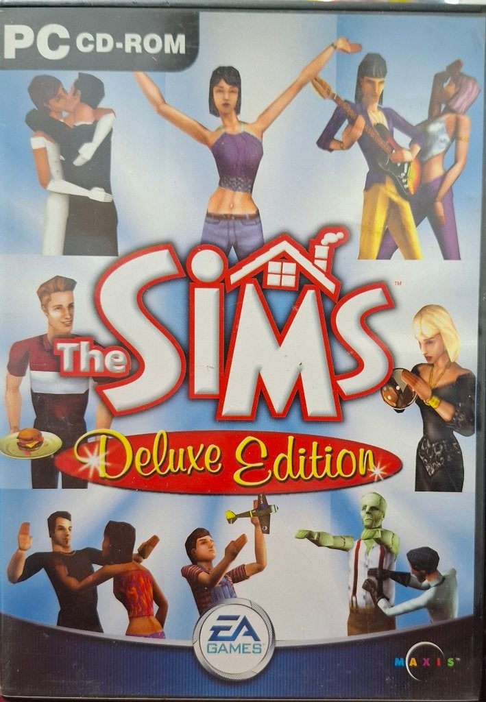 PC CD-ROM The Sims 1 Deluxe Edition (2 disks + handleiding)