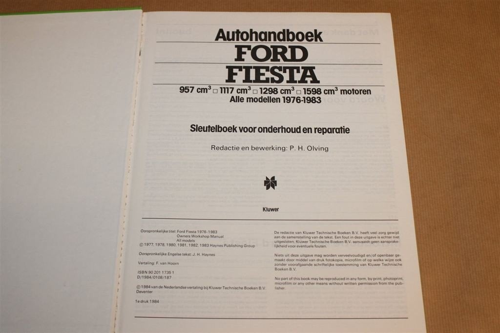 Autohandboek Ford Fiesta — Alle Modellen 1976-1983, Ophalen of Verzenden