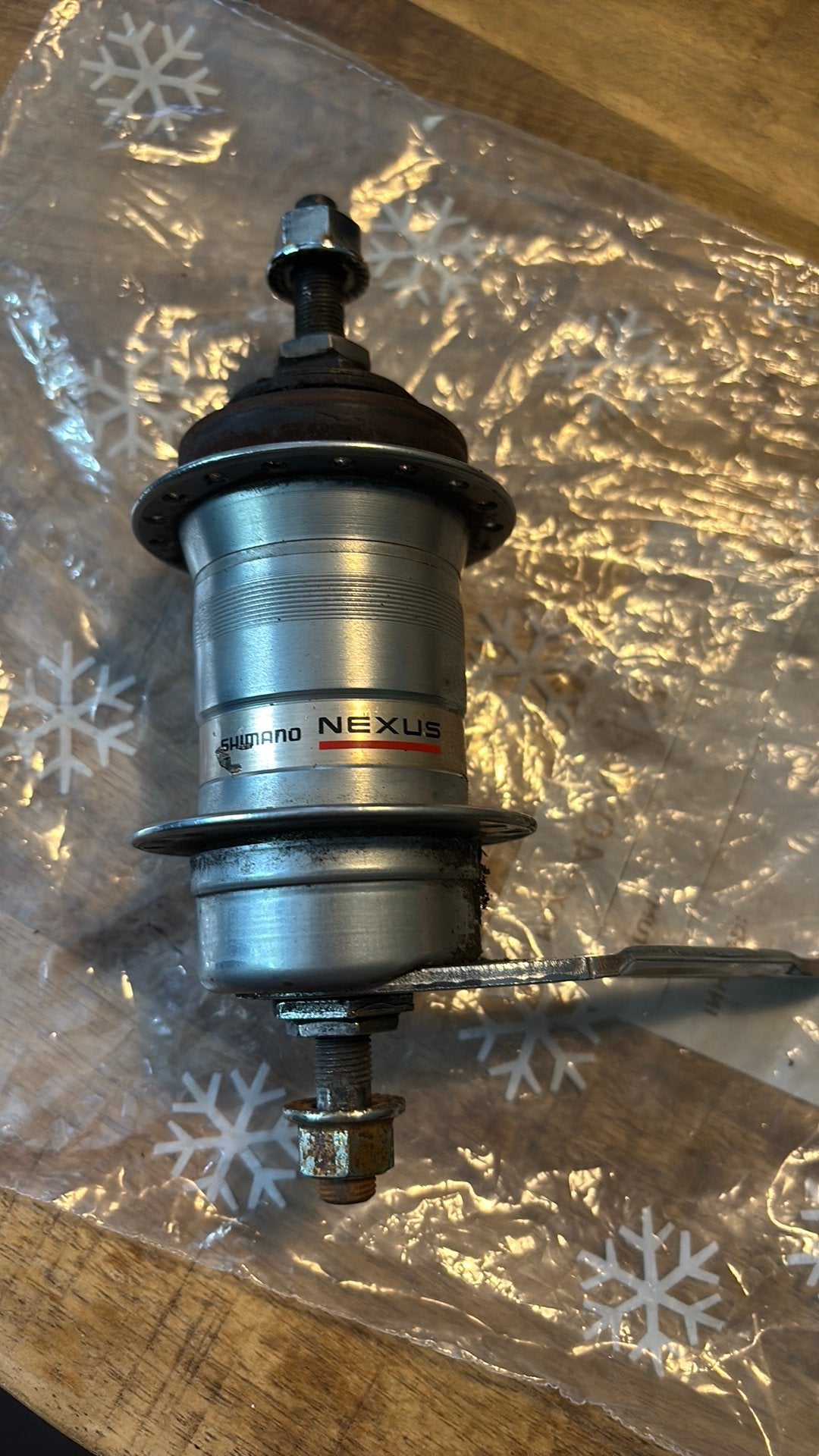 Shimano 3 Speed Naaf Terugtraprem, Fietsen en Brommers, Fietsonderdelen, Ophalen of Verzenden, Wiel