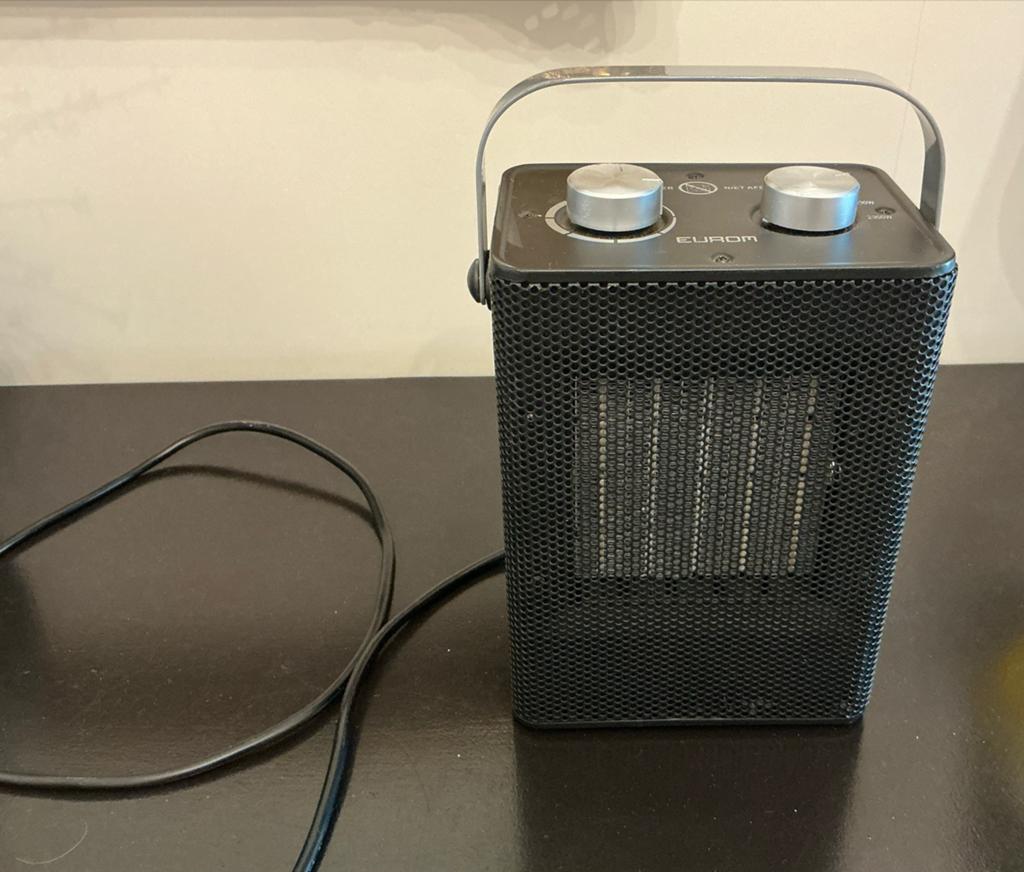 Compacte Eurom kachel - 2000W, Gebruikt, Minder dan 30 cm, Kachel, Minder dan 60 cm