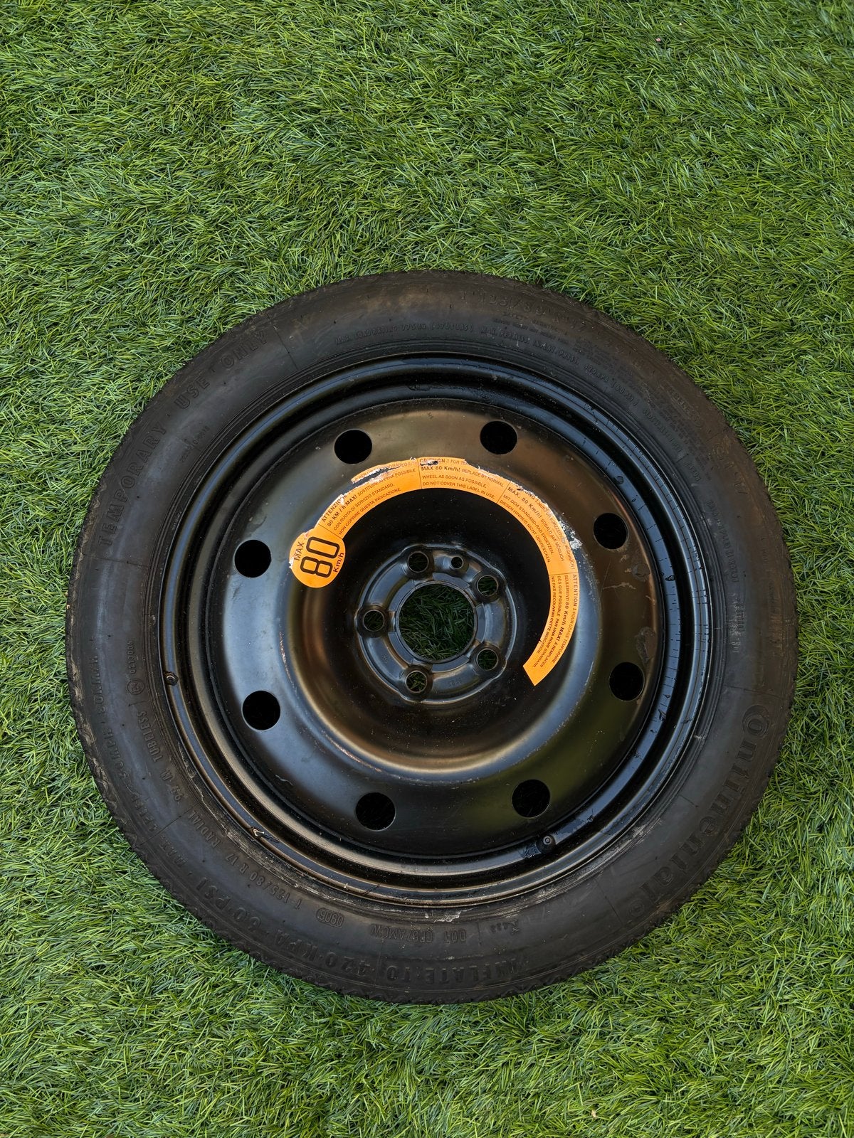 Reservewiel T125/80 R17 99M, Ophalen of Verzenden, Nieuw