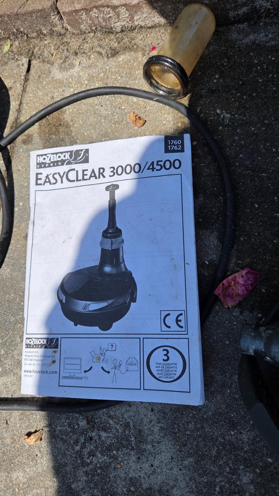 Hozelock EasyClear 3000 vijverfilter met pomp en uv lamp, Ophalen of Verzenden, Gebruikt