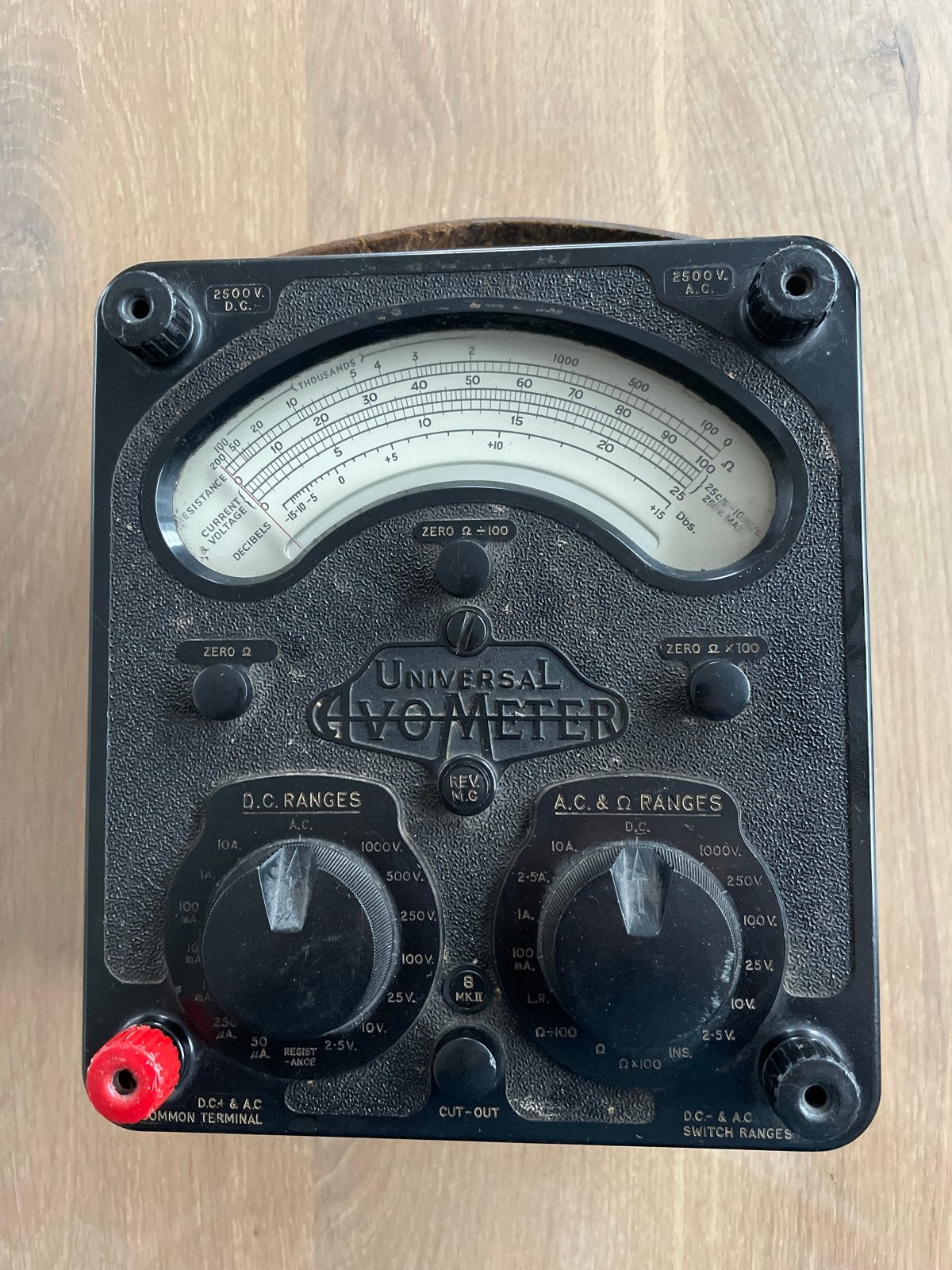 Vintage Universele AVO-meter Model 8 - Multimeter, Ophalen of Verzenden, Gebruikt, Multimeter