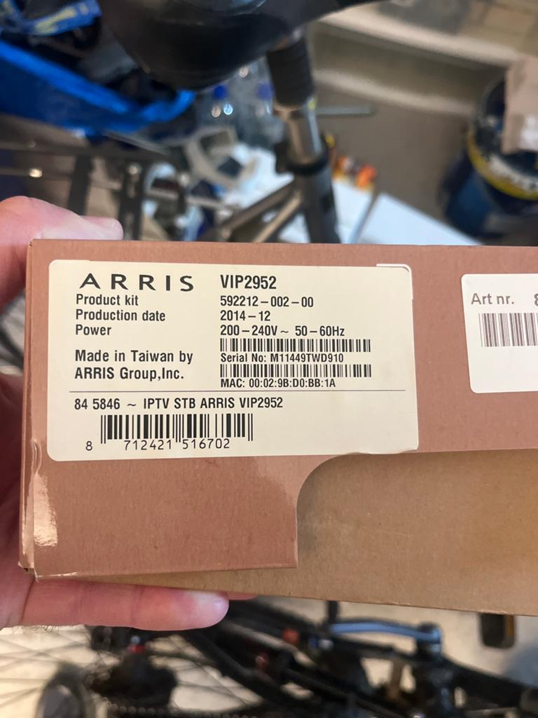 Arris VIP2952  KPN interactieve tv-ontvanger., Verzenden, Nieuw