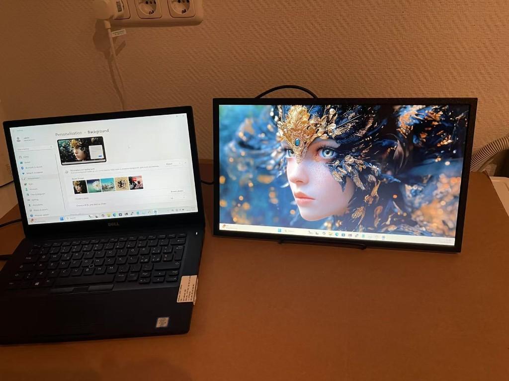 17,3 inch Portable Monitor met USB Type-C Ultra Slim, Computers en Software, Monitoren, Gebruikt, 60 Hz of minder, HDMI, USB-C