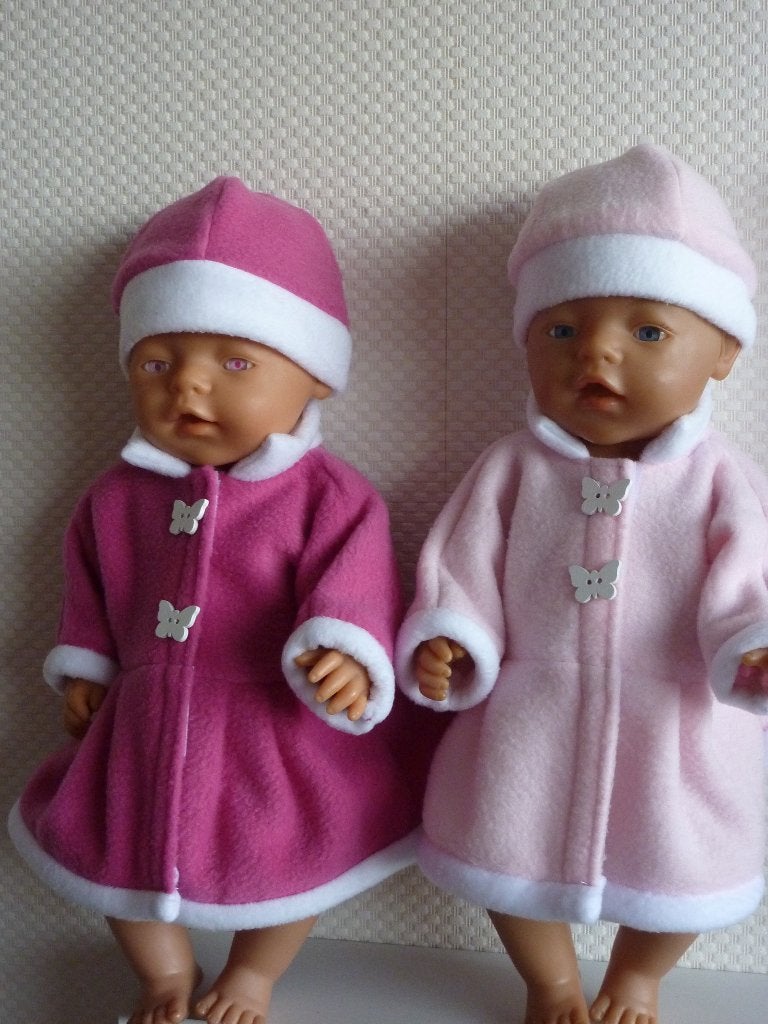 Jasje,muts en broek voor de baby born pop Poppenkleertjes, Ophalen of Verzenden, Nieuw, Babypop