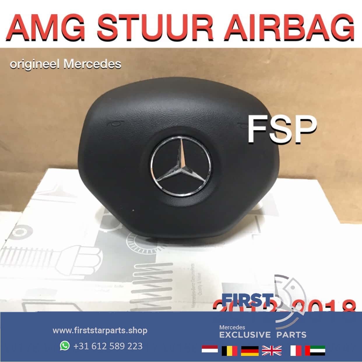 AMG STUURAIBAG W176 W246 W204 W117 W156 W207 W212 W218 W166, Gebruikt, -, Ophalen of Verzenden, -