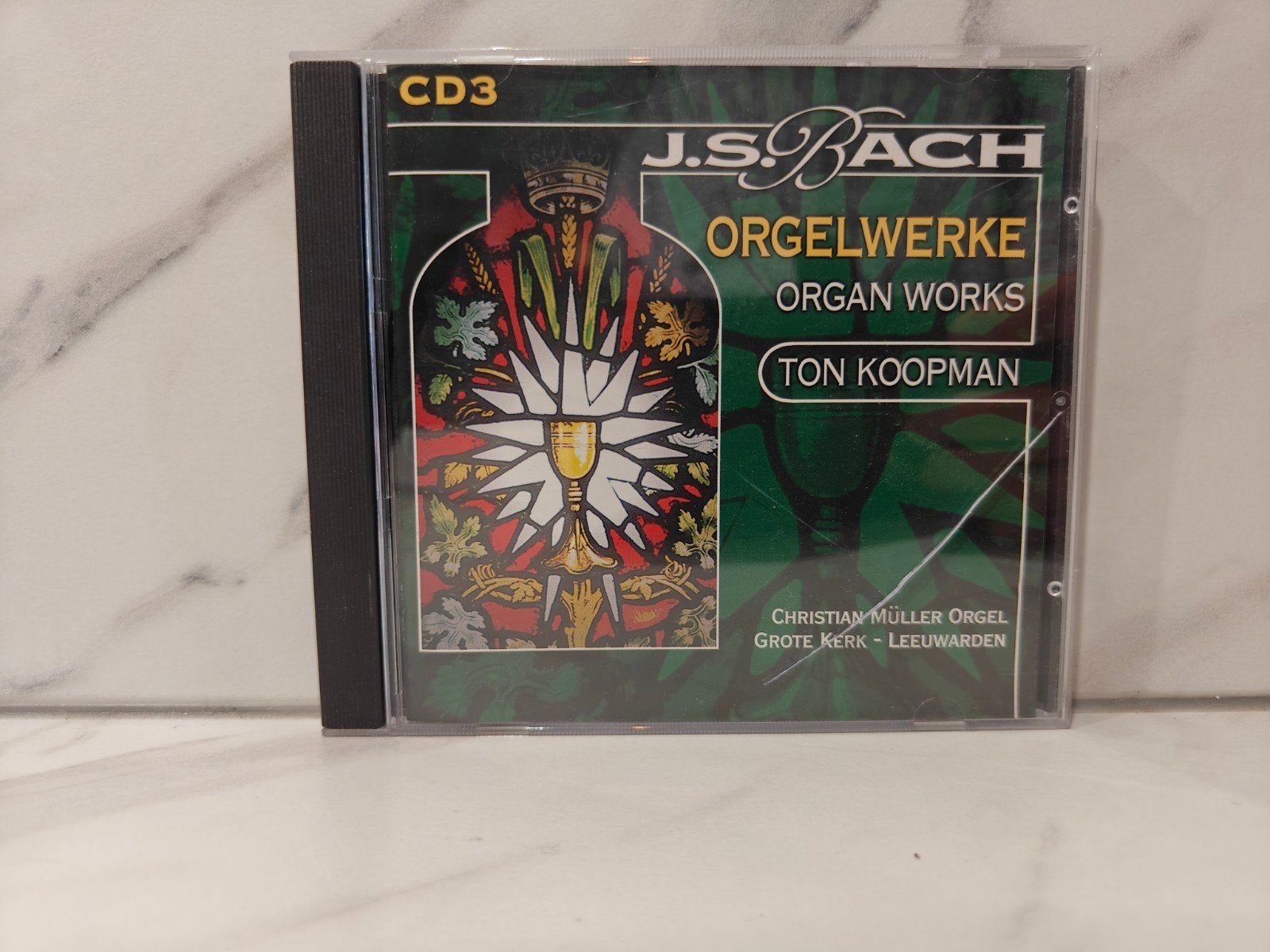 orgelcd J.S. Bach - Orgelwerke / Ton Koopman cd 3, Ophalen of Verzenden, Barok, Gebruikt, Overige typen