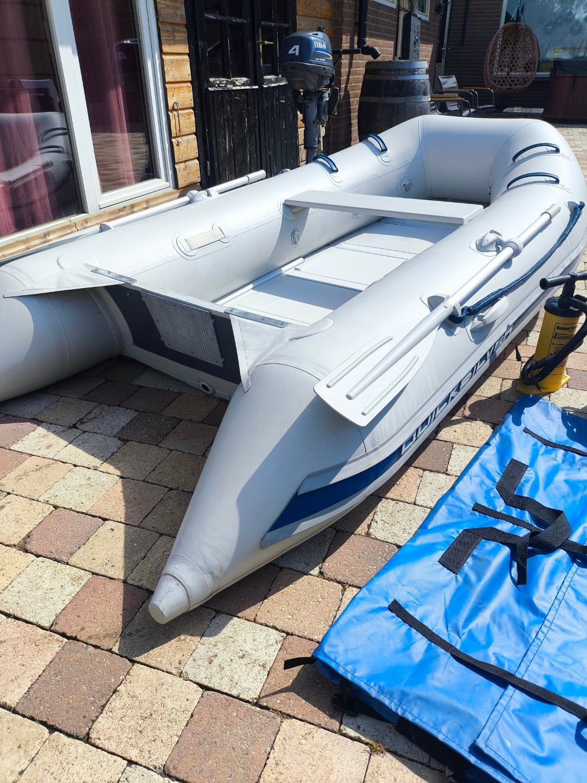 Foto 2 van Quicksilver rubberboot 310 sport + Yamaha 4 pk 4-takt