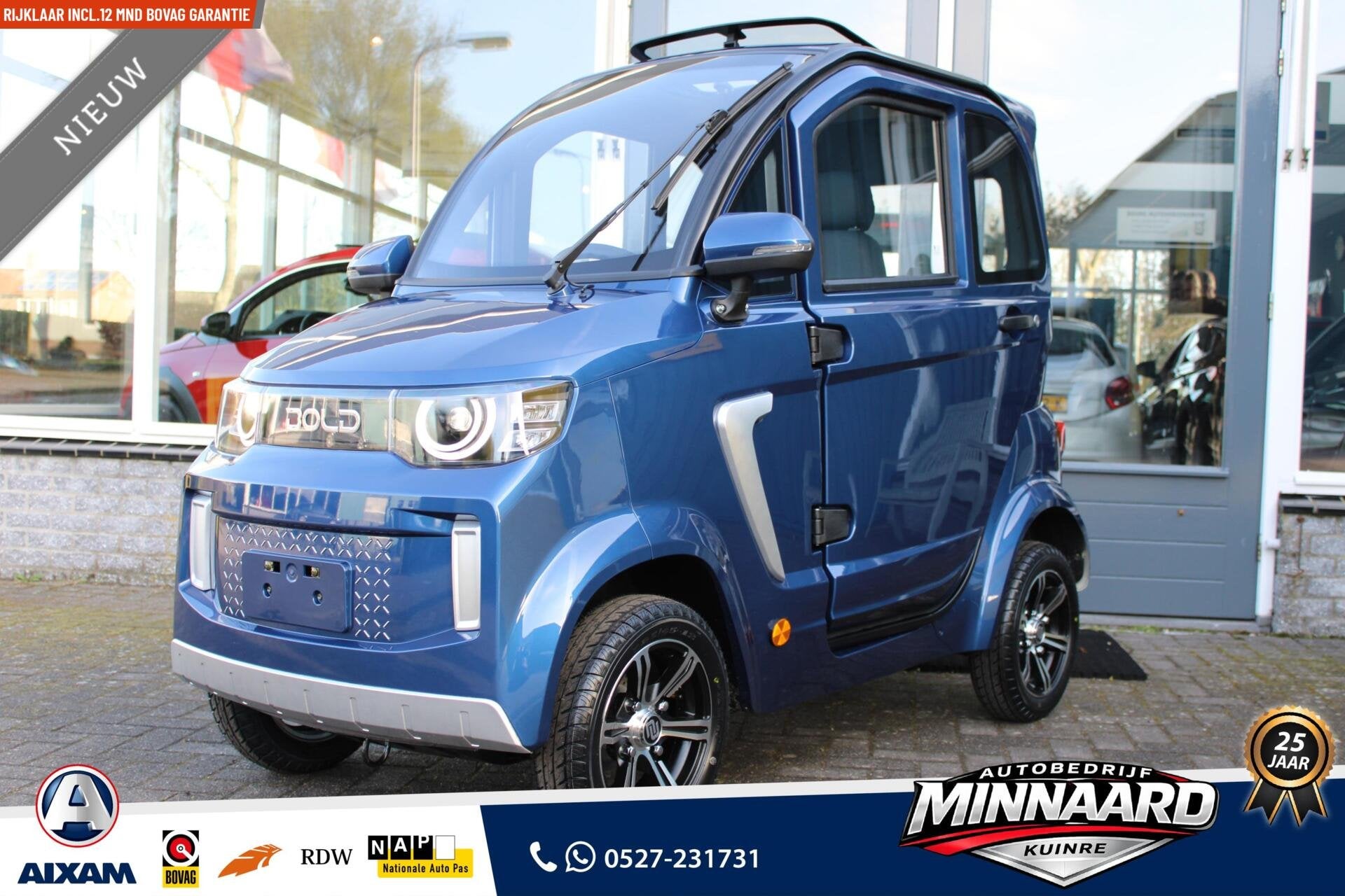 Bold Cura 120 Ah Géén rijbewijs nodig||100% elektrisch|LED, Nieuw, Overige merken