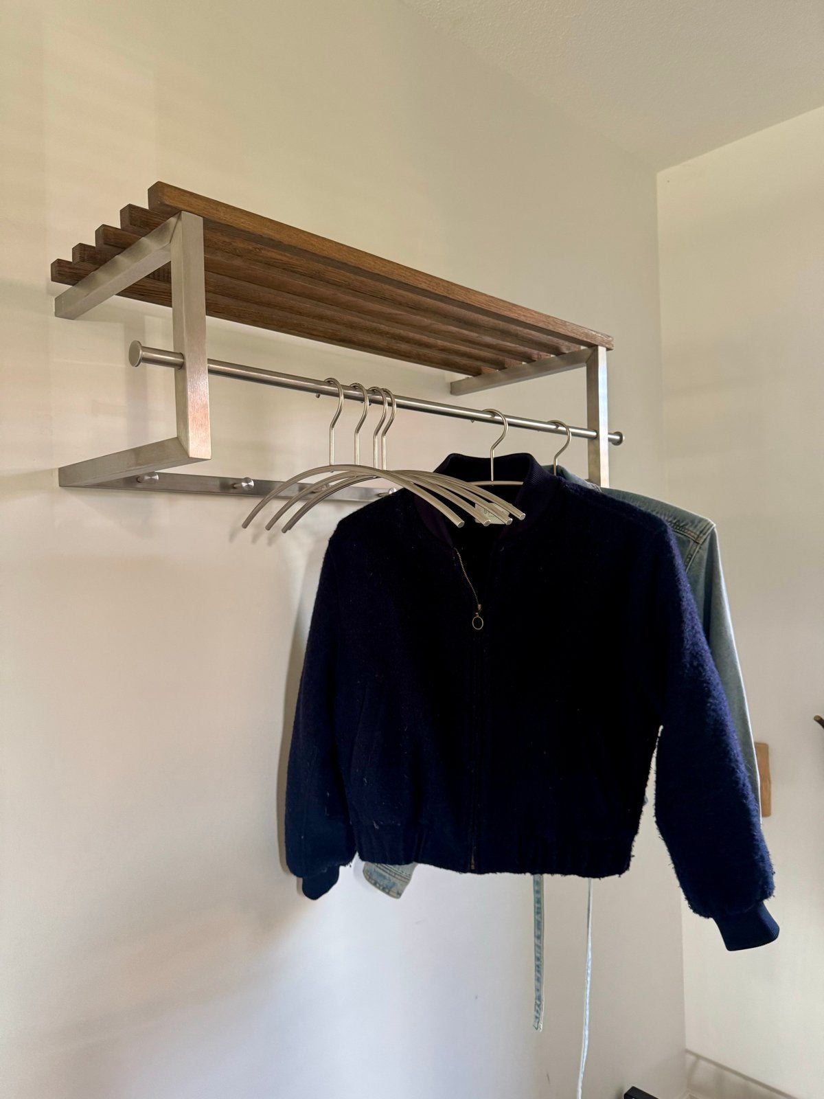 Spinder Design Wandkapstok - Metaal en Hout, Gebruikt, Minder dan 100 cm, Metaal, Ophalen