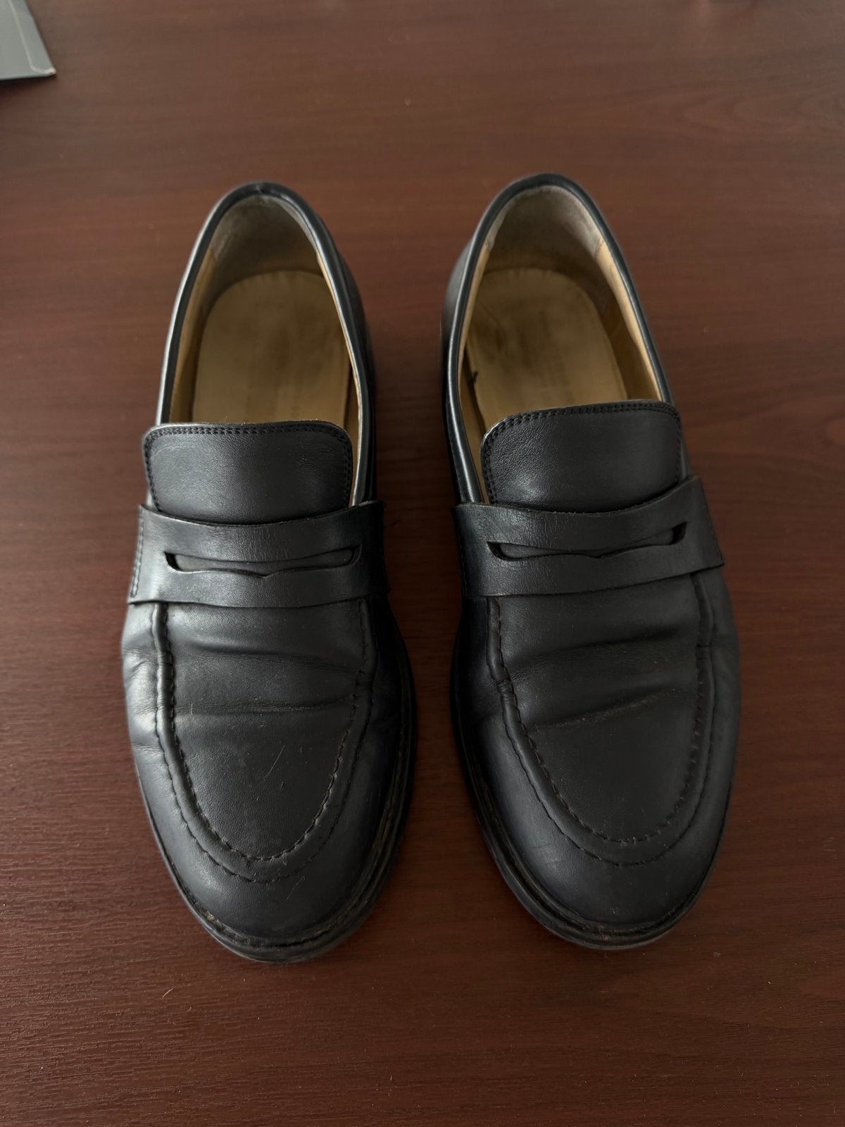 Arket Loafers - Klassieke Zwarte Instappers, Ophalen of Verzenden, Gedragen, Zwart, Instappers