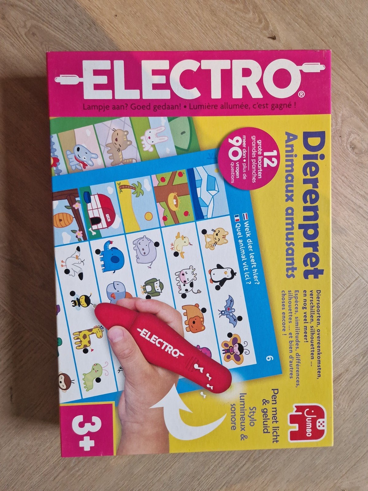 Jumbo Electro Dierenpret Educatief Spel met Licht & Geluid, Ophalen of Verzenden, Gebruikt, Elektronica, Met licht